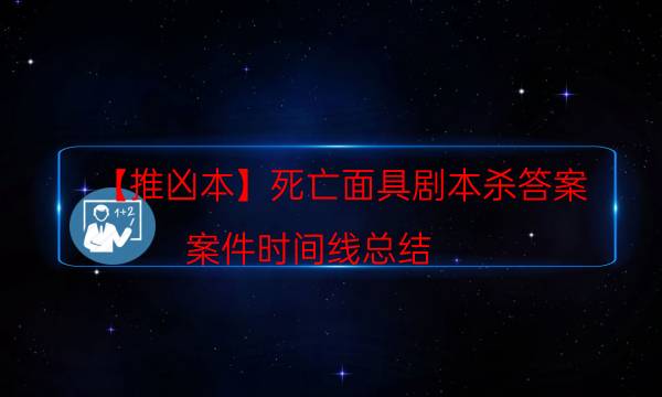 劇本殺復盤公眾號